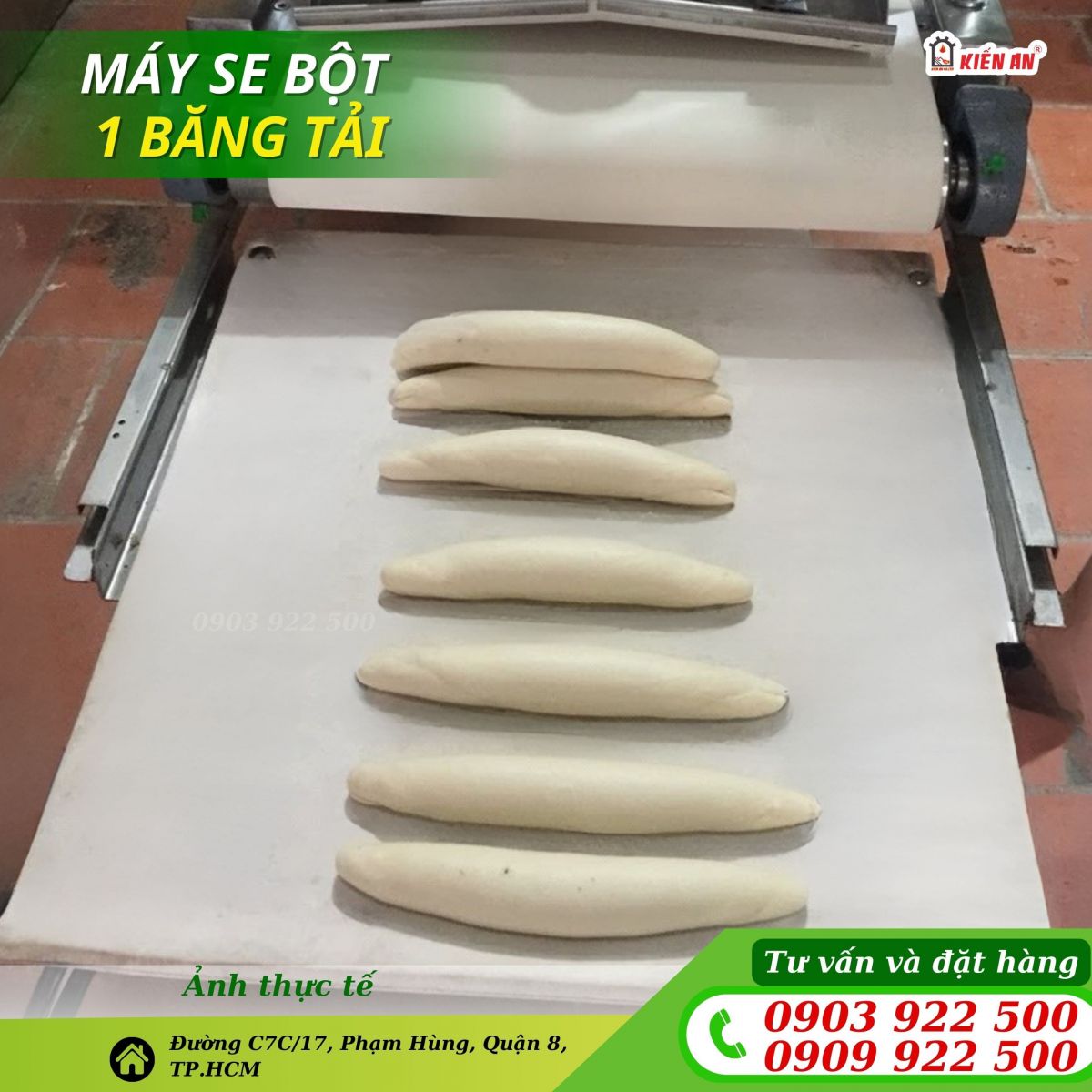 Ưu điểm của máy se bột 1 băng tải